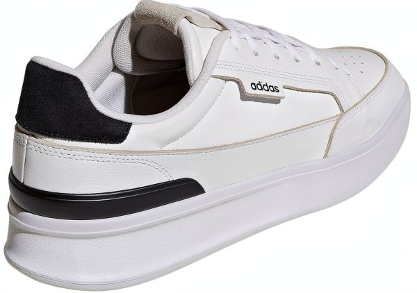 Adidas Mens Leather Sneakers Sporty Design Lightweight-2