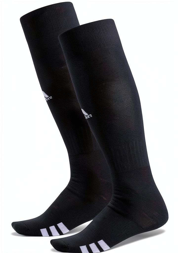 Athlete wearing adidas rivalry sports socks during a high‑intensity soccer drill