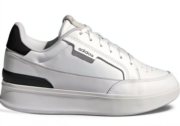 Adidas Mens Leather Sneakers Sporty Design Lightweight-5