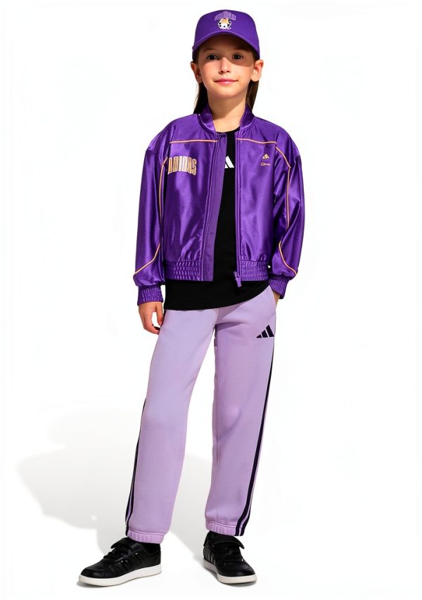 adidas Girls Disney Minnie Mouse Track Top Activewear-1