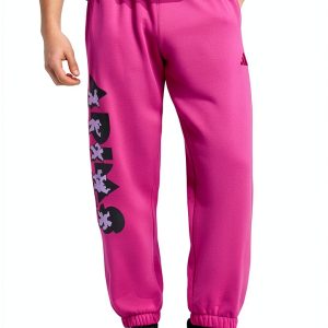 adidas Mens Loose Fit Track Pants Semi Lucid Fuchsia-0