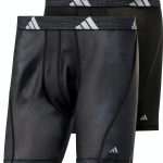Adidas Mens Boxer Briefs Moisture Wicking Performance-0