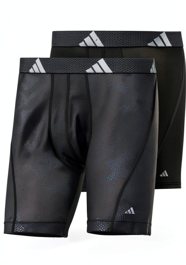 Adidas Mens Boxer Briefs Moisture Wicking Performance-0