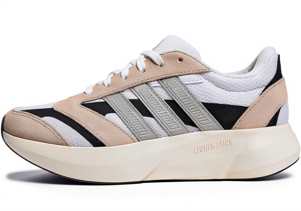 Adidas Womens Cross Training Shoes Lightmotion Cushioning on a gym floor with a kettlebell in the background