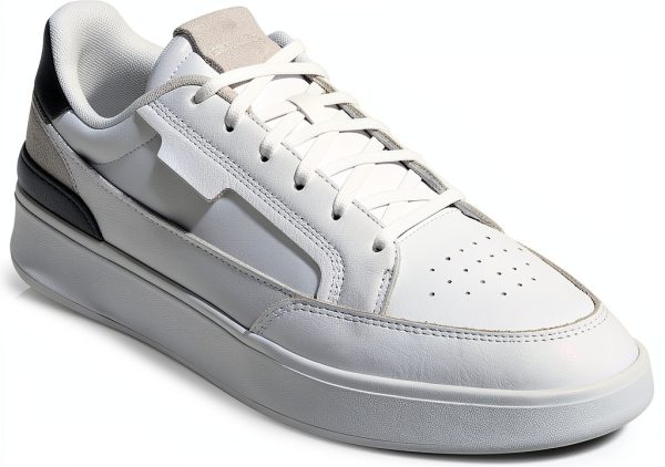 Adidas Mens Leather Sneakers Sporty Design Lightweight-1