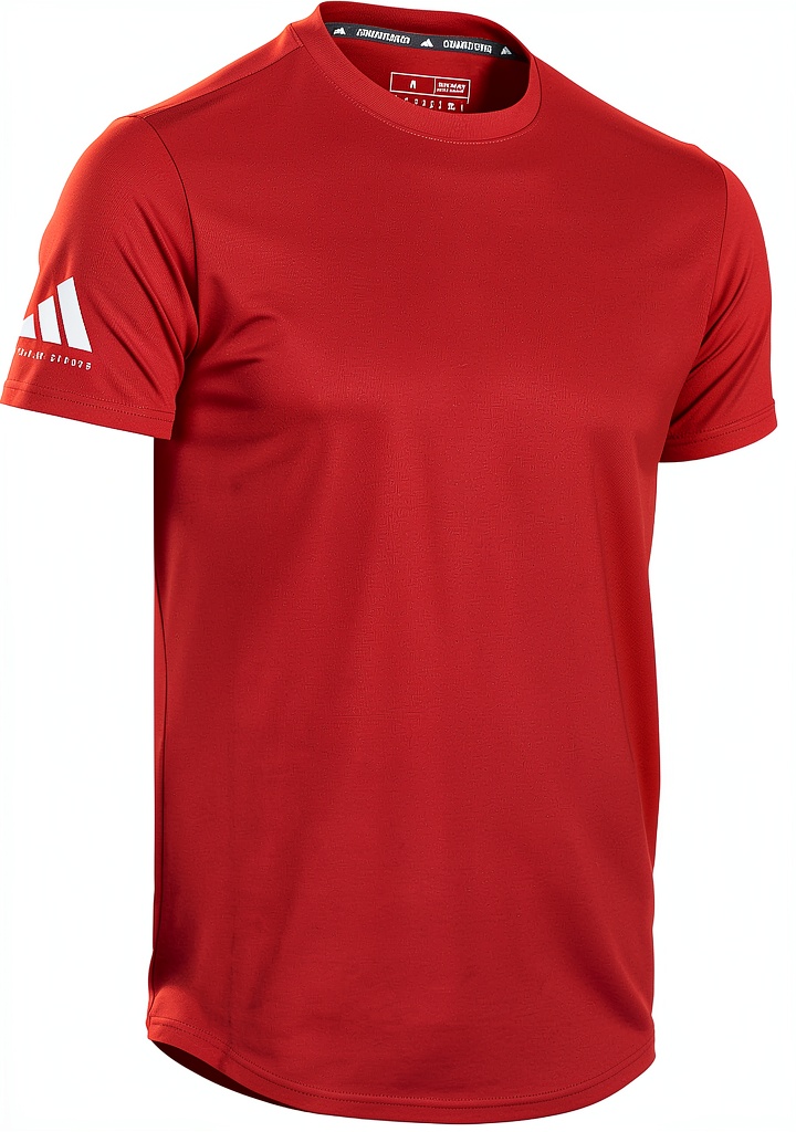 adidas Combat Sports Shirt in Royal Blue color on a man