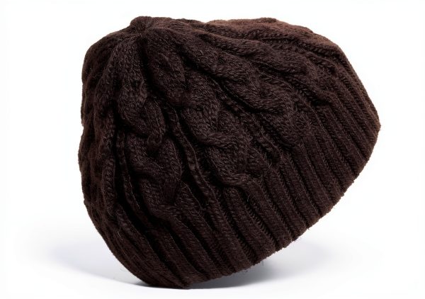 Adidas Womens Beanie Cable Rib Crown Felt Clip Label-3