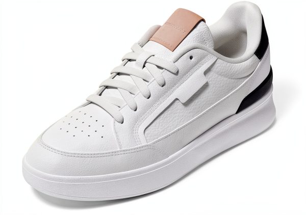 Adidas Mens Leather Sneakers Sporty Design Lightweight-0