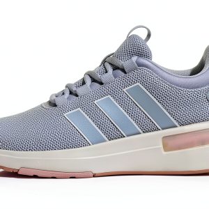 adidas Womens Sneakers Blue Dawn Orchid Fusion Lace Closure-0