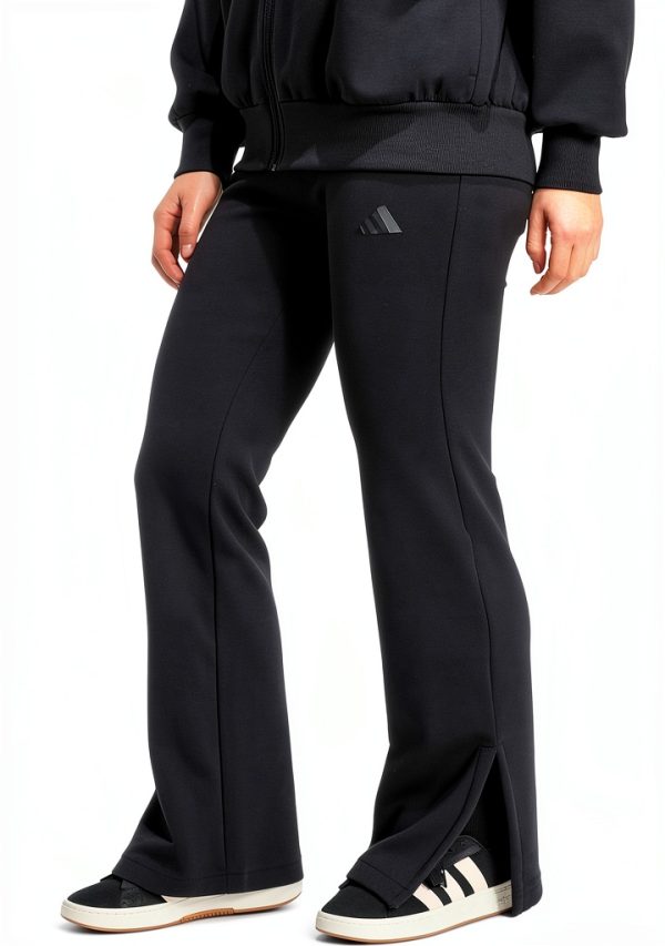 Adidas Womens Flared Pants Soft Fabric Slim Fit Retro-0