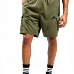 Adidas Cargo Shorts Recycled Materials Mens Athletic Wear-0