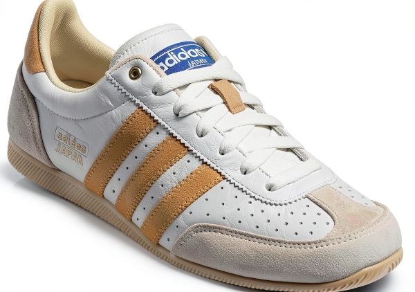 adidas Womens Golf Shoes Comfortable Durable Beige Red Off-1