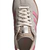 Adidas Gazelle Bold Kids Sneakers Tan Pink Suede-2
